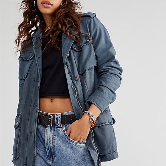 Free People Not Your Brothers Surplus Jacket - Picture 2 of 2